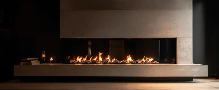 Gas Fireplace Ember Bed Design Services in Grapevine, Texas