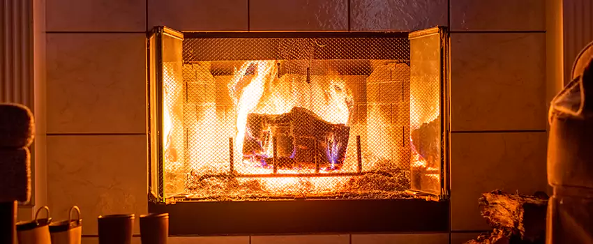 Mendota Hearth Landscape Fireplace Installation in Grapevine, Texas