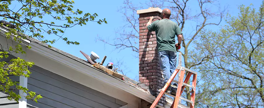 Vinyl and PVC Chimney Flashing Installation in Grapevine, TX